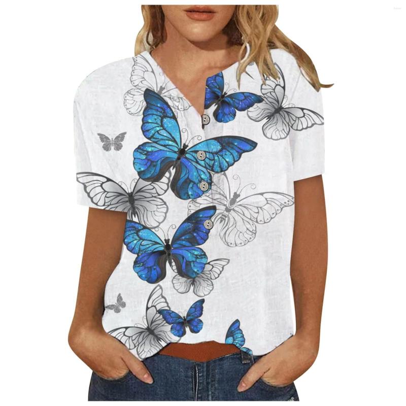 

Women' Blouses Tshirts Shirts For Women Street Fashion Womens Short Sleeve Tops Dressy Summer Casual Graphic Floral Printed Trendy, Sky blue