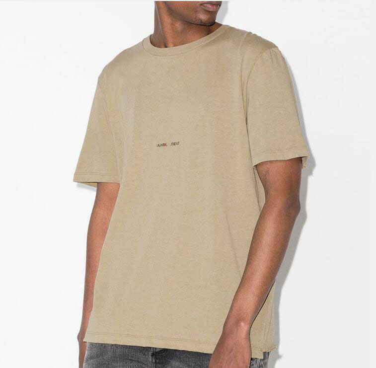 

Saint Designer Luxury Spring And Summer Laurent Classic Love cartoon Letter Printed SLP T Shirt Fashion yslity Mens Womens Couples Loose Crew Neck Tees, 011