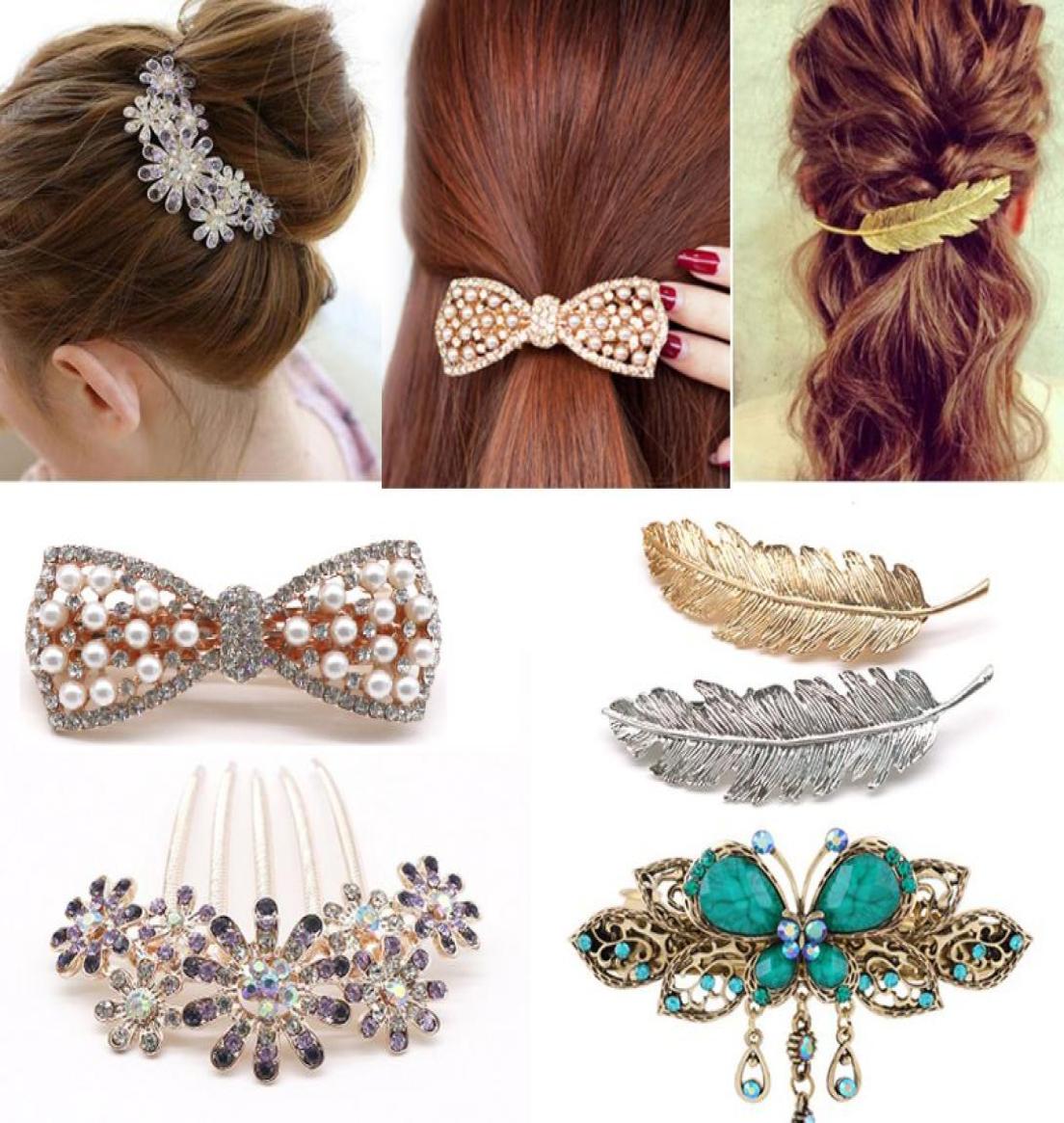 

Women Hair Clip Hairpin Princess Hair Barrette Styling Head Accessories DIY Bun Maker Hairpins Hair Bands Braiding Tools2086902