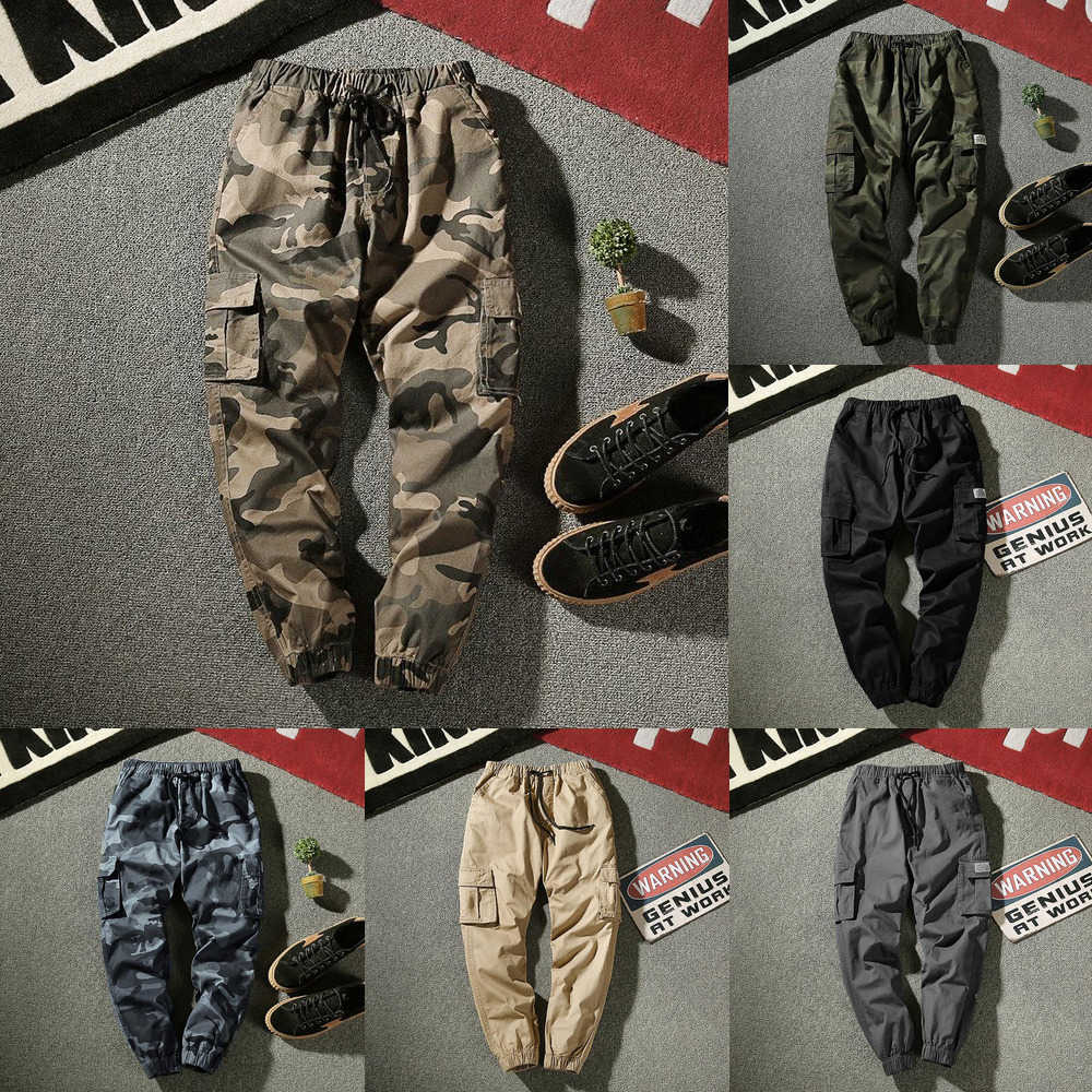 

Harem Pants Men Joggers Multi-Pocket Cargo Camouflage Man Cotton Sweatpants Streetwear Casual Plus Size Trousers M-7XL VFGV, 9025 micai