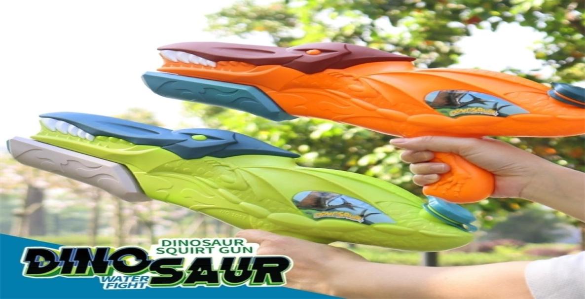 

Gun Toys 2PcsSet Dinosaur Water Toy Super Soaker Blaster Summer Outdoor Pool Beach for Kids Pistol s Boys Squirt 2210189583723