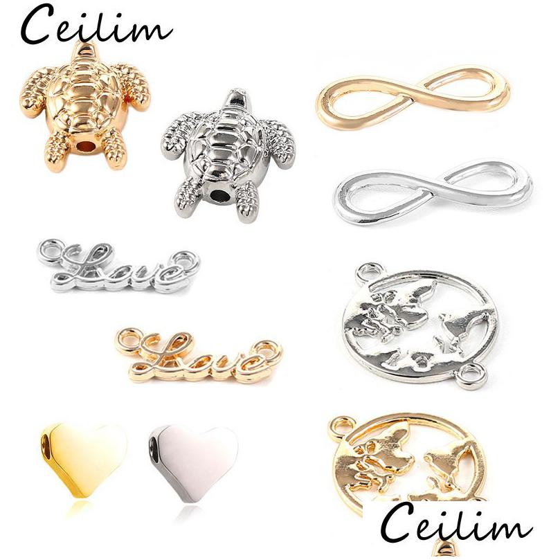 

Charms New Infinite Love Turtle World Map For Jewelry Making Alloy Gold Sier Charm Fit Diy Necklaces Bracelets Drop Delivery Dhgarden Dhn0T