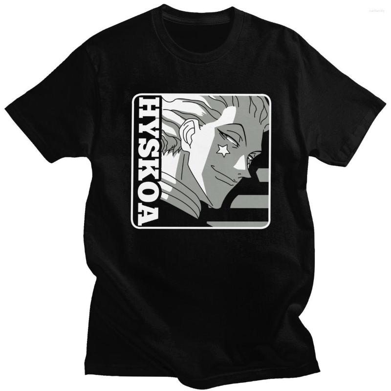 

Men' T Shirts Classic Anime X Shirt Short Sleeve Cotton Tee Tops Japanese Manga HxH Hisoka Morow T-shirt Merch Gift Idea, Army green