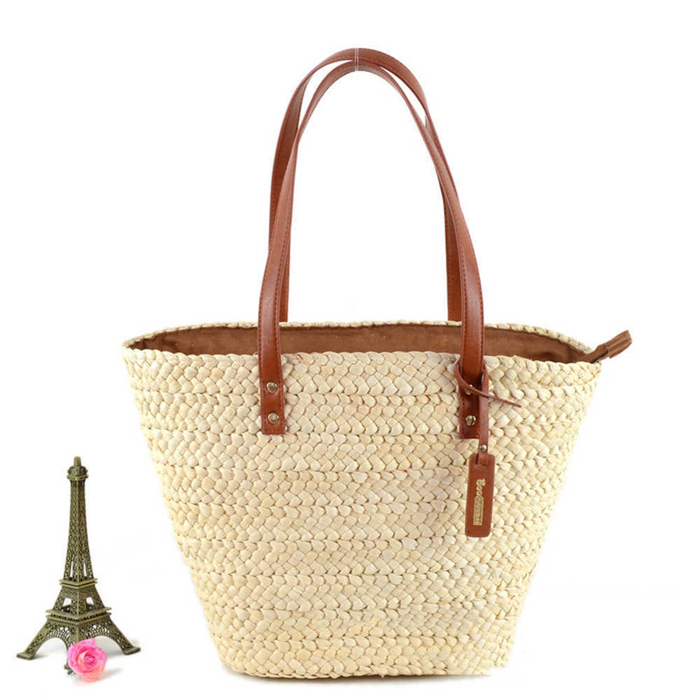 Storage Bags Bohemian Basket Bag Women Handbags Summer Travel Rattan Beach Bags for Women Shoulder Bag 2022 Bali Woven Shopper Purses P230510-image-864395641