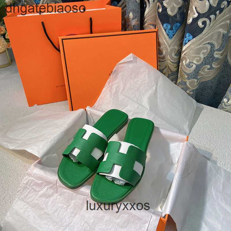 

Beach Shoe h Slipper Orans Women High 2023 Style Designer Slide Sandal Slippers Flat Board h Bottom Leather Sandals Wear Heel Outside Bxnporan