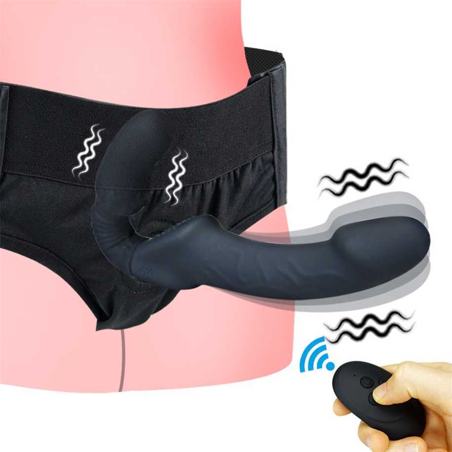 

55% Off Factory Online Strap on Dildo Vibrator Female Masturbators Sex Toys for Women Lesbian Spot Clitoral Stimulator Erotic Double-heads Vibrators