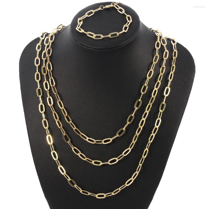 

Chains Large Chain Neck Necklace For Women Thick Fashion Men Wedding Holiday Gift Biggest Party Punk Jewelry