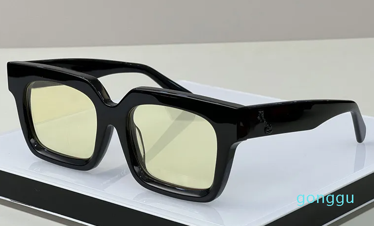 luxury designer sunglasses for men and women mens cool style hot fashion classic thick plate black white square frame eyewear man glasses designer