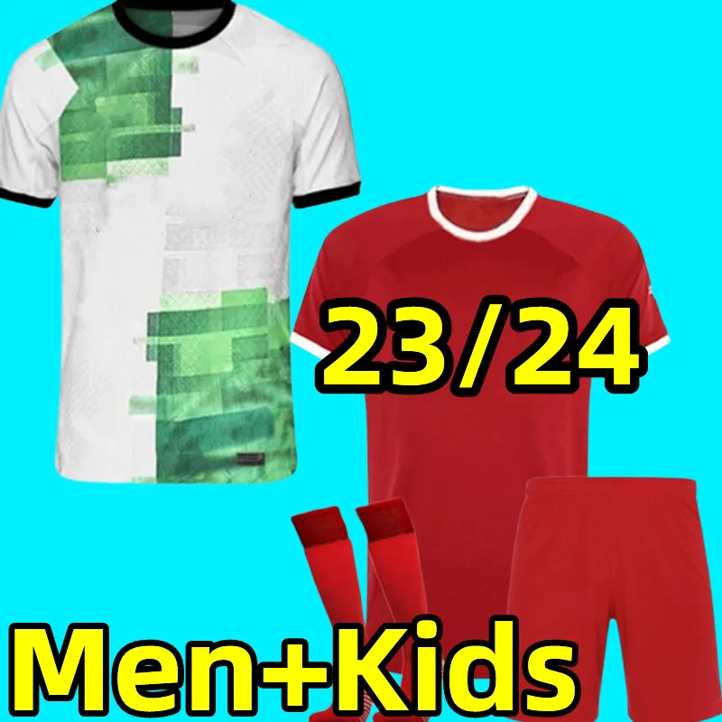 

23 24 men kids kit soccer jerseys GAKPO DARWIN LUIS DIAZ A.BECKER football shirt ALEXANDER ARNOLD CARVALHO KONATE DIOGO J HENDERSON ROBERTSON home Away jersey, Color 5