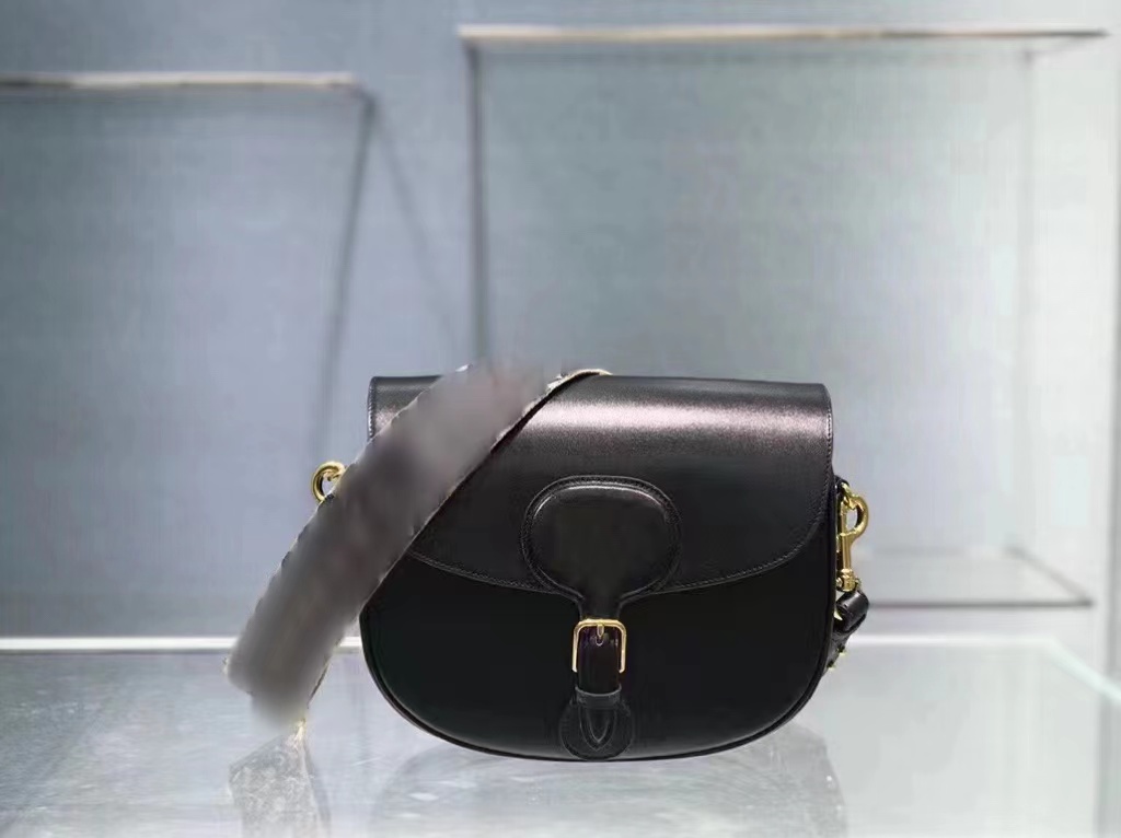 10A Mirror Quality Designer Mini Teen Chain Bag Luxury Womens Black Purse Real Leather Flap Pochette Shiny Calfskin Handbag Crossbody Shoulder Ba