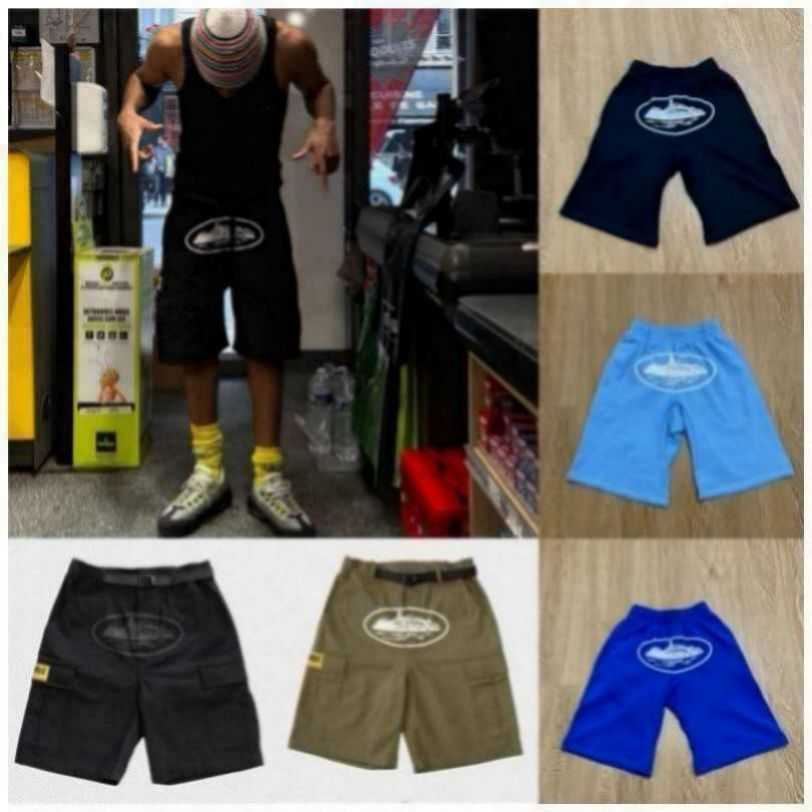 

Mens Ship Print Corteiz Shorts Ins Fashion Hop Skateboarding Casual Pants for Men and Women All Seasonskyv 85K7P shorts corteiz hy, Black yellow edge