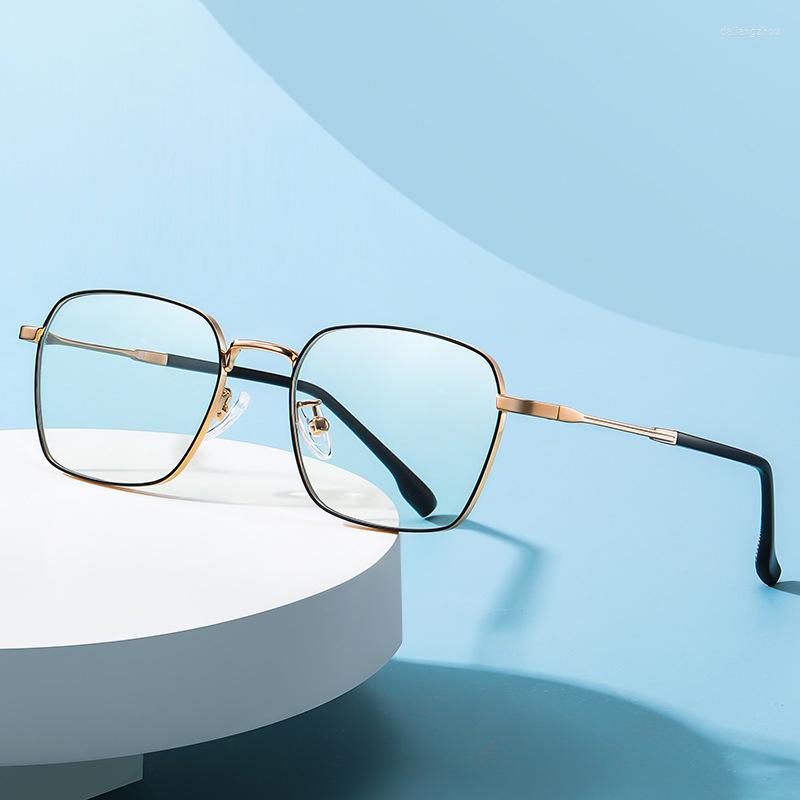 

Sunglasses Blue Light Blocking Glasses Frame Optical Eyeglasses Fashion Eyewear Full Rim Alloy Stylish Anti-Blue Ray Prescription
