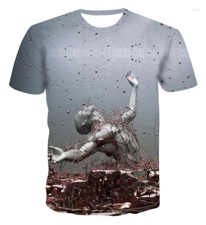 

Men' T Shirts O Neck Abstract Art Painting 3D Printed Short Sleeve T-shirt Sport Casual Hip Hop T-shirt2023, 3 d t-shirt02