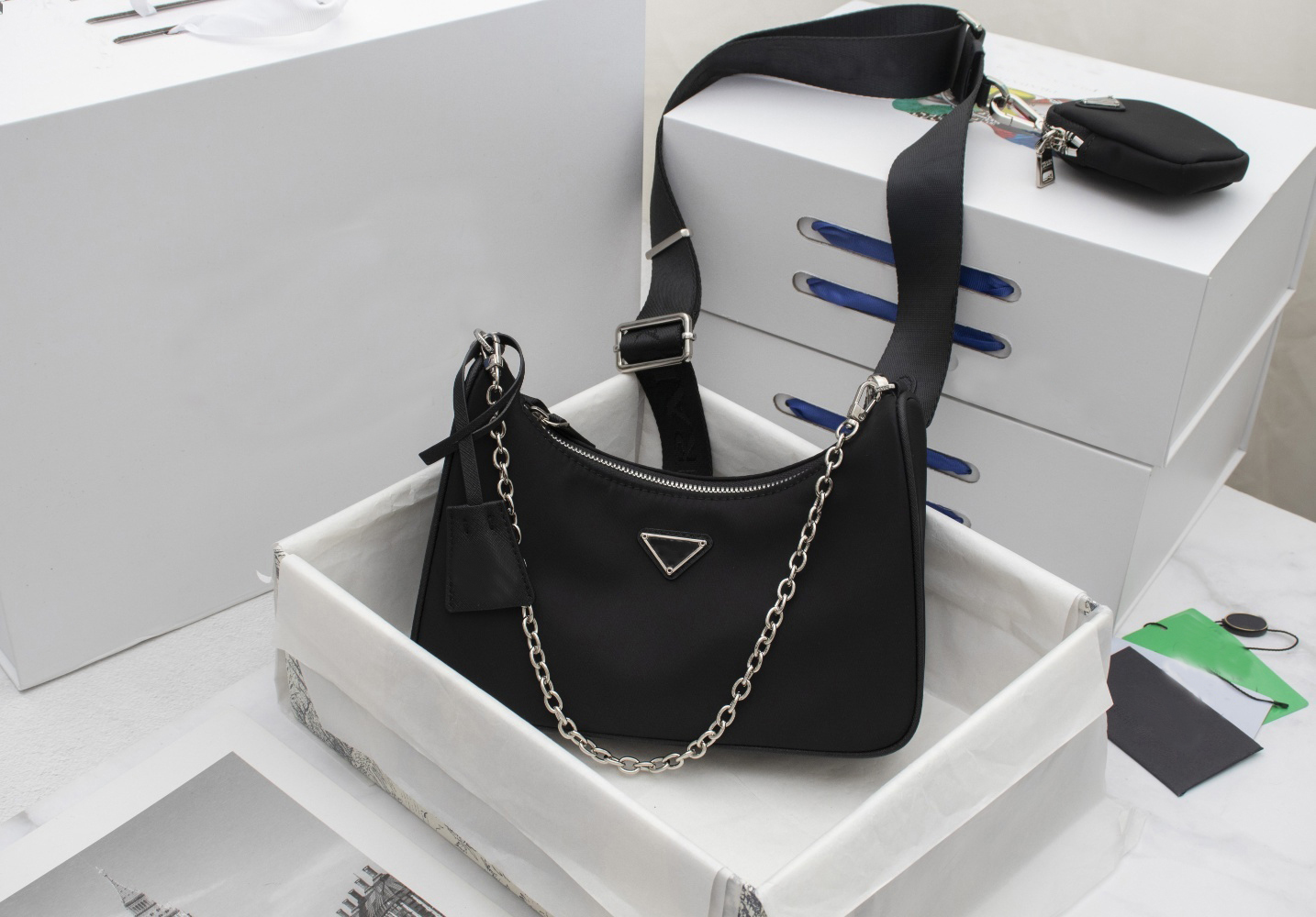 

Designer Bag Women's Beach Canvas Fashion Shoulder Tote Cloth Bag Summer Colorful Small Bag Inverted Triangle Small Compact Luxury Handbag, #3