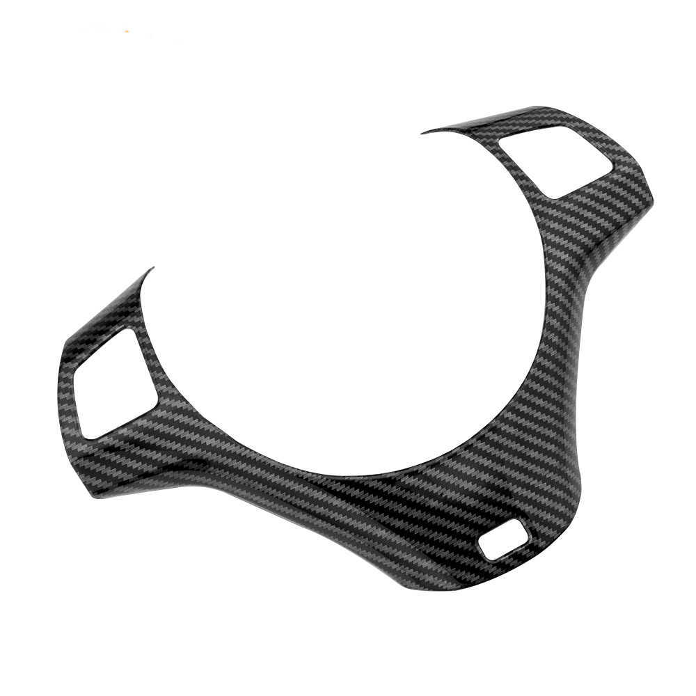

Carbon Fiber Car Steering Wheel Panel Decoration Cover Trim Moulding Sticker for BMW 1 3 Series E87 E90 E92 E93 2005-2012