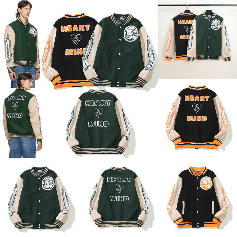 

coats designer BBC astronaut men winter mens jacket island jackets baskerball uniform sportswear black hearts Stripes cardigan embroidered long sleeve S5KI