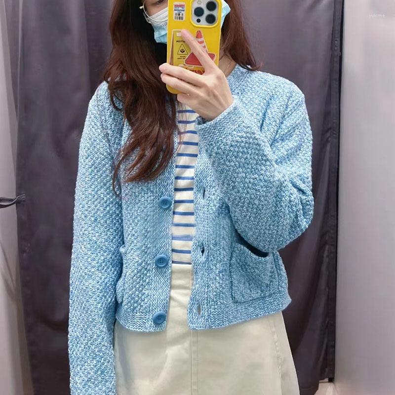 

Women's Jackets Women's Clothing Spring 2023 Knitting Cardigan Tweed Jacket Coats, Black