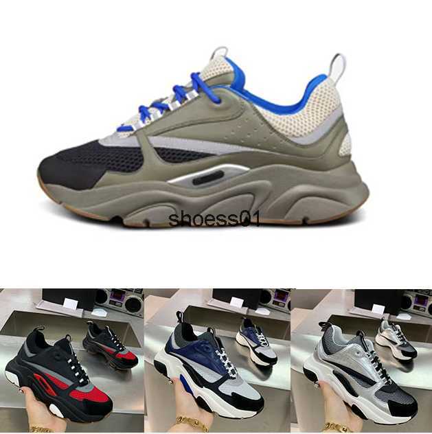 

Luxury B22 Casual Shoes Reflective Sneakers Mens Women Trainers Calfskin Patchwork Sneaker oblique Technical Shoe Platform Shoess, 15
