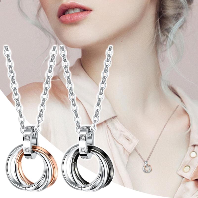 

Chains Fashion Necklaces Long Pendant For Women Classic Style Personality Pure Steel With Chain Couple Titanium