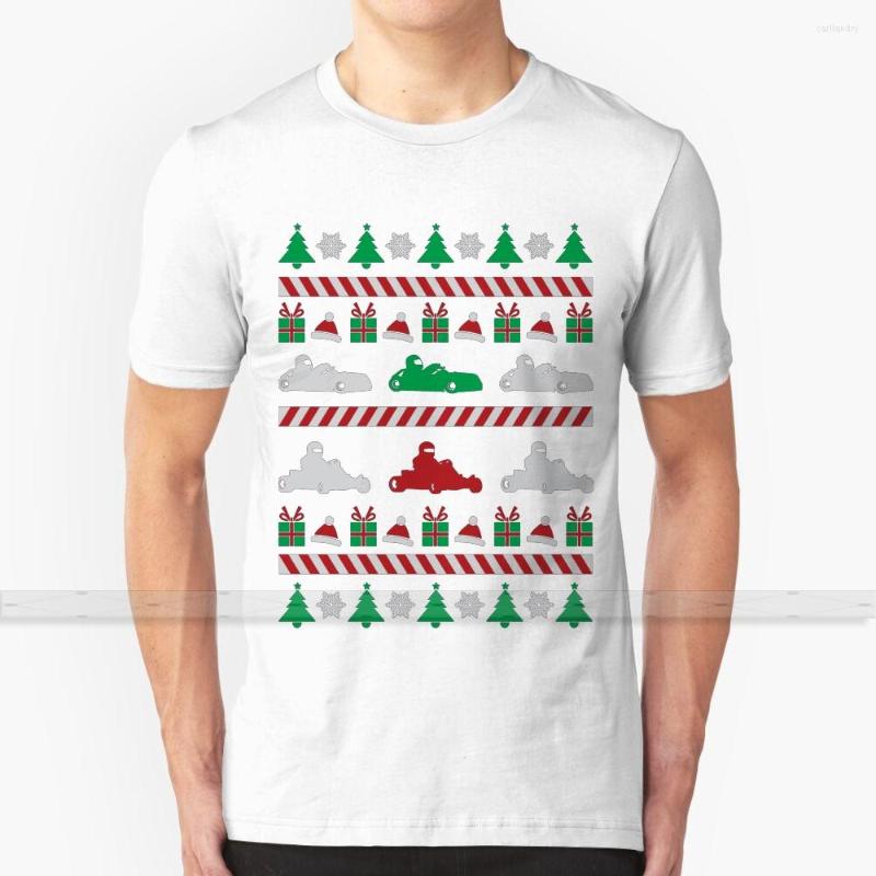 

Men's T Shirts Go - Kart Ugly Christmas Sweater For Men Women Shirt Print Top Tees Cotton Cool S, Ftee-black