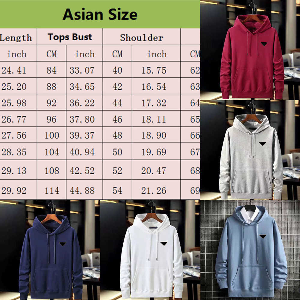 

Hooded Man Hoodie Designer Jersey Sweatshirt Terry Spring Windter Down Jumpers Mens Hoodies Thicj Pullover Asian Size S-5XL RK2W, Black hoodie