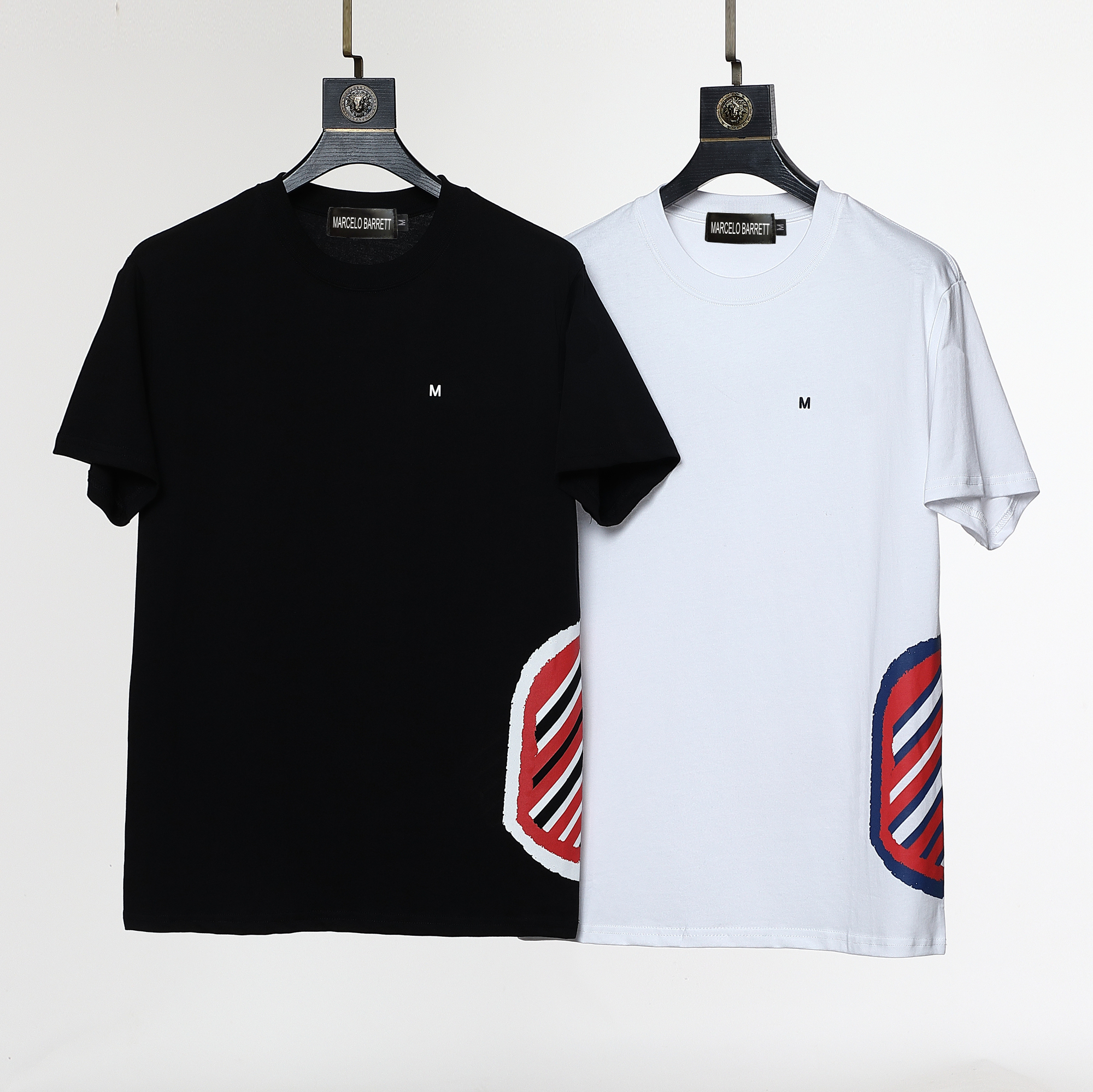 

marcelo berrett 2023SS New Men's T-Shirts Mens Designer Brand T Shirts Women Short Sleeve Italy Fashion 3D Printing Quality 100% Cotton Top Tees 560012, White