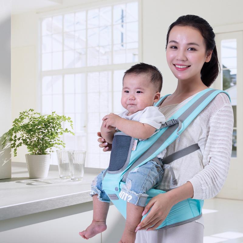 

Backpacks Ibelibaby Ergonomic Baby Carrier Kangaroo Child Hip Seat Tool Holder Sling Wrap Travel Activity Gear Blue Green Carriers Slings