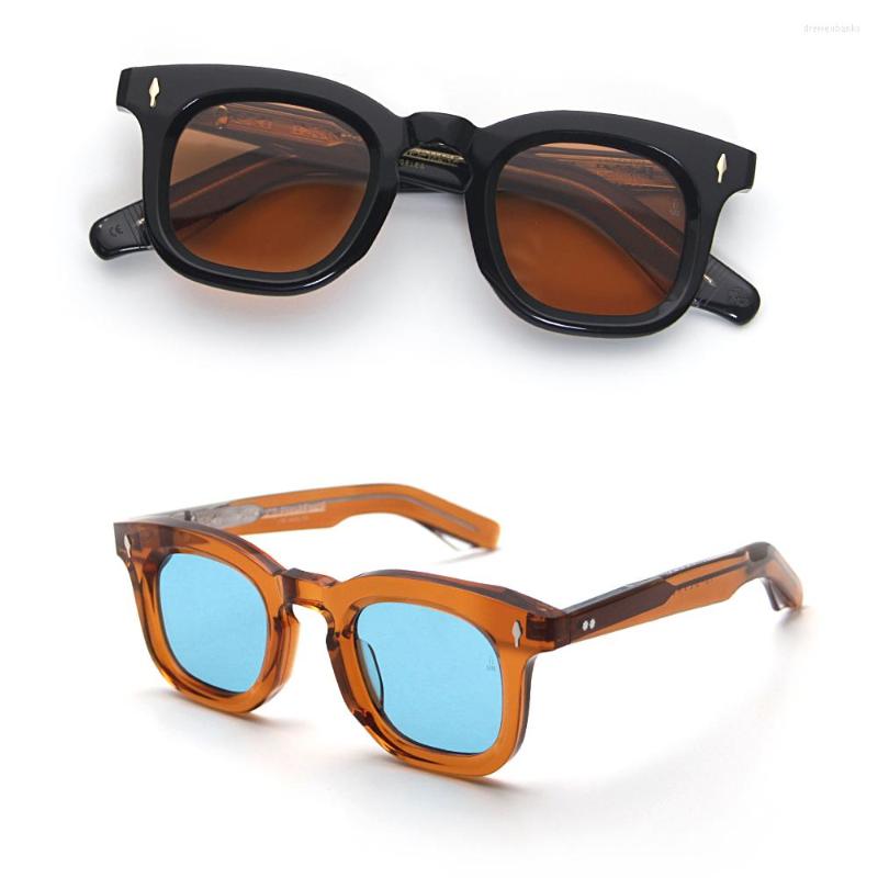 

Sunglasses Jacques JMM DEVAUX Model Acetate Round Vintage Classical Oval Glasses Men MarieMage Brand Optical Prescription Lens