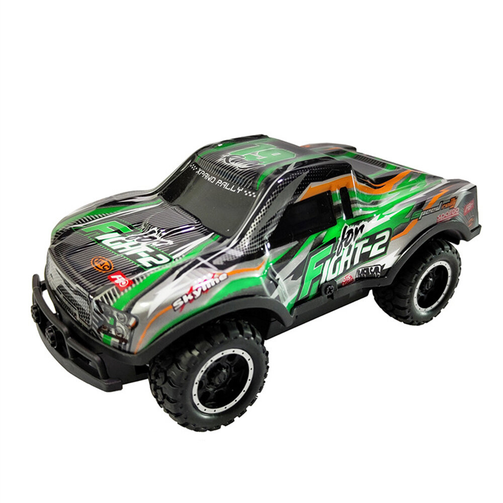 

Y242 1/24 27HZ Mini RC Car Toy Off Road Children Gift w/ Light, Multi