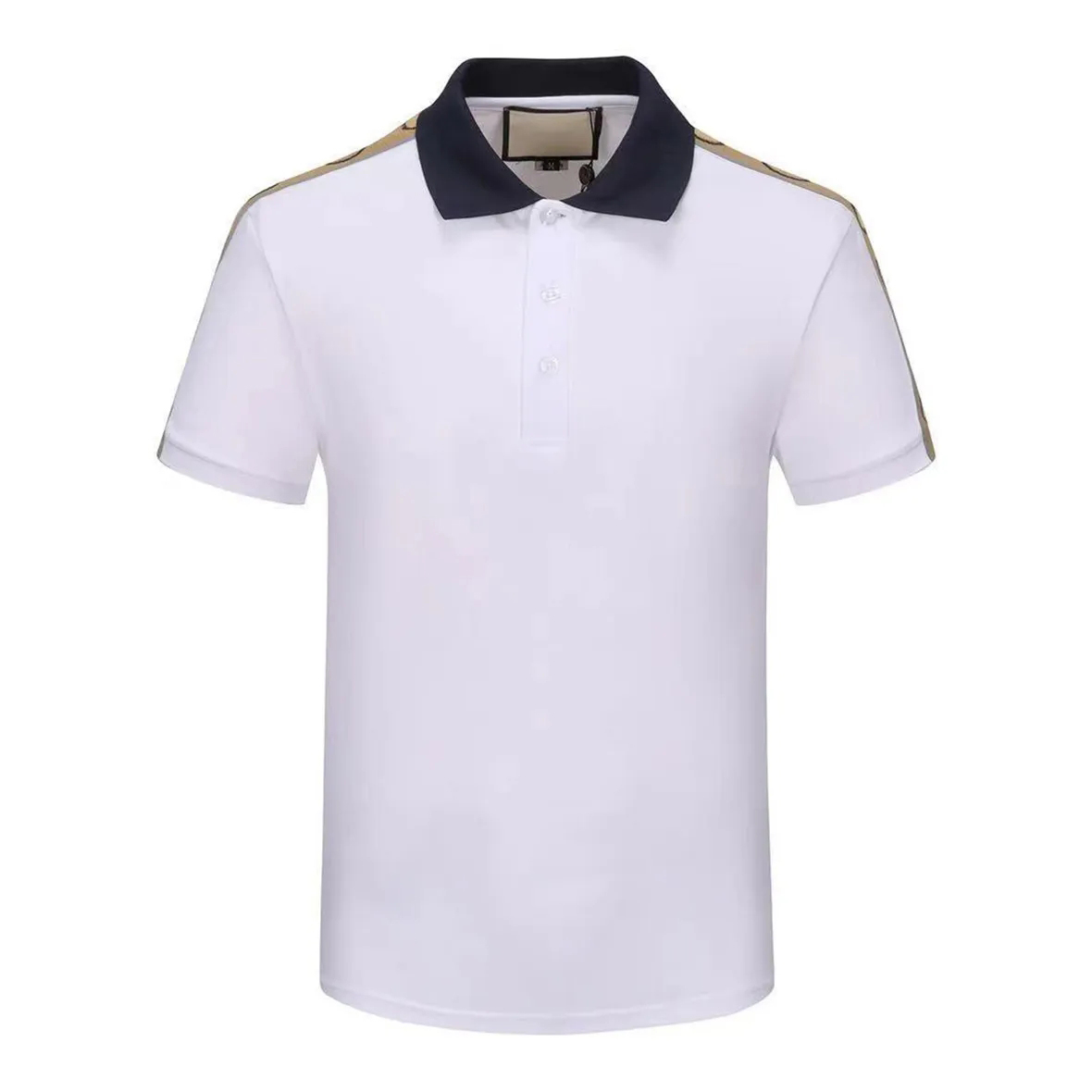 Designer de luxe Hommes Polos Robe T-shirt Broderie Lettre Imprimé Tops Coton Épais Respirant À Manches Courtes T-shirts Casual Été Hommes Polos