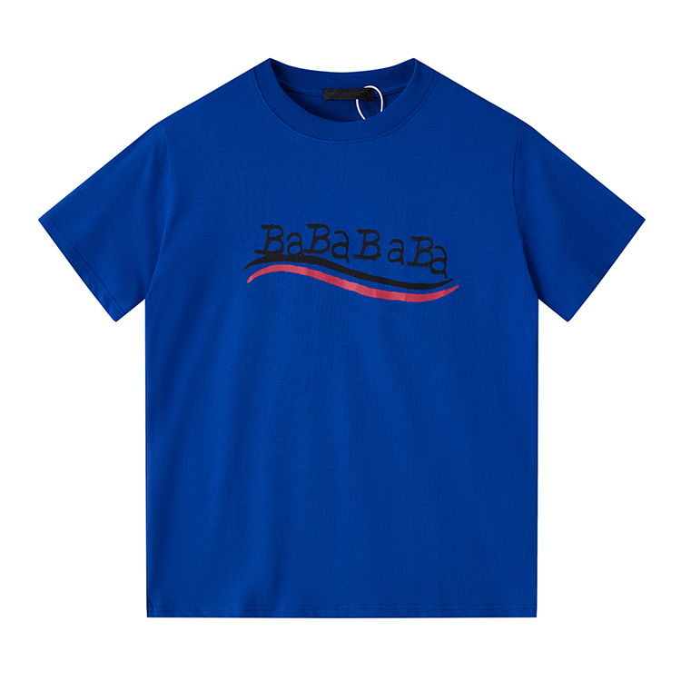 

Designer T shirt Summer short Sleeve waves Tee Men Women Lovers luxury T-shirts Fashion senior Pure cotton breathable anti-wrinkle high quality Top Asian Size S-XXL, Customize