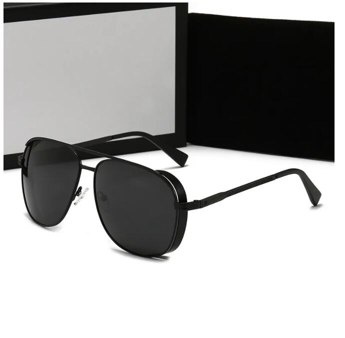 

Luxury Classic Designer Sunglasses for Men Women Goggle Pilot Sun glasses Fashion Eyewear High Quality Sunglass lunettes de soleil pour femmes With Box