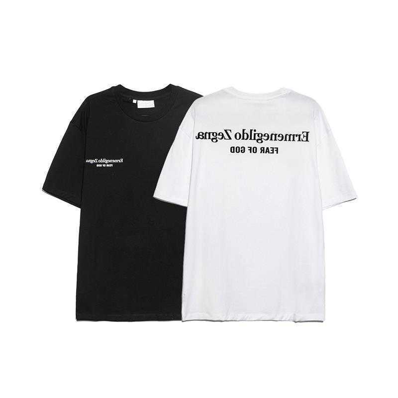 

ESS Tees T-Shirts Luxury Designer fashion clothing FEARs OF GOD JENNY Co branded 3D Letter Printing Trend Loose Short FOG Men' Women' Half Sleeve Summer, White