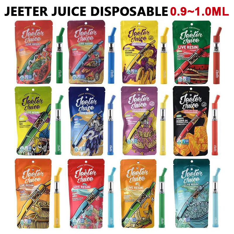 

Premium Jeeter Juice Disposable Dime Pod 0.9ML 1.0ML Carts 320mAh Rechargeable Battery Airflow System Vaporizer Runty Moonrock Vape Pen