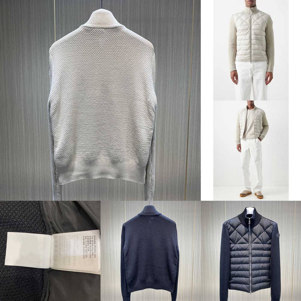 

Transportation mens jacket Free Knitted Stitching Brand Designer men knit jackets France Luxury coat AAA Quality Size M--XXL JFKK, Black