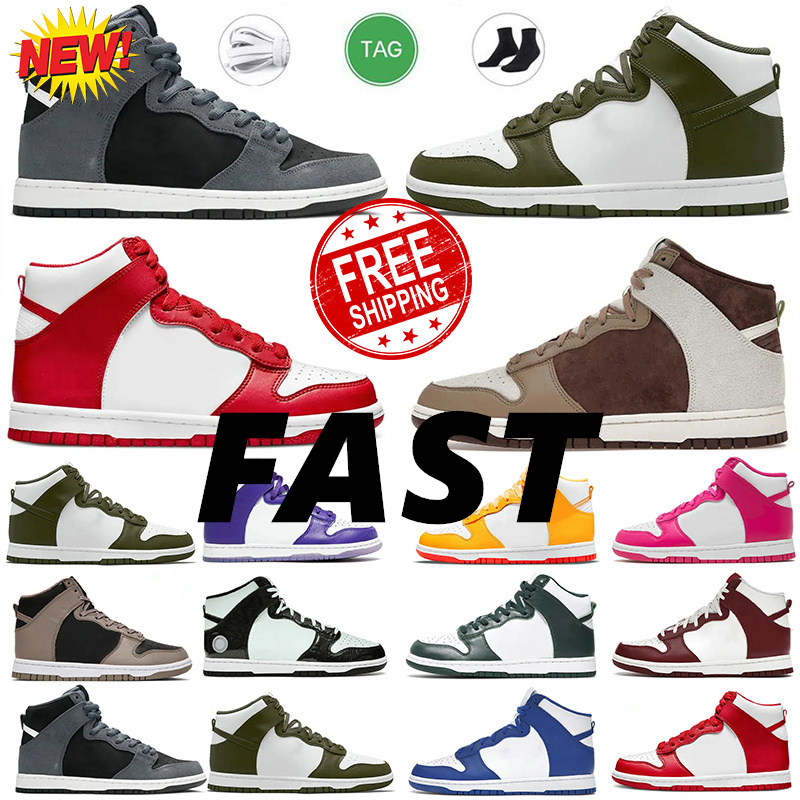 

Size 36-45 Casual Shoes Trainer Sneakers Red Game Fragment Aluminum Vast Grey Designer White High blue black high-end Mens Women Panda Skate Board