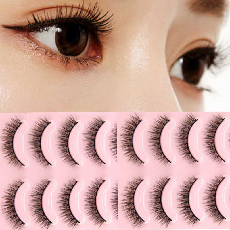 

False Eyelashes 5 Pairs/Wholesale Eyelashs Natural Short Cross False Eyelashes Daily Eye Lashes Women Girls Makeup Necessaries Eyelashes J230510