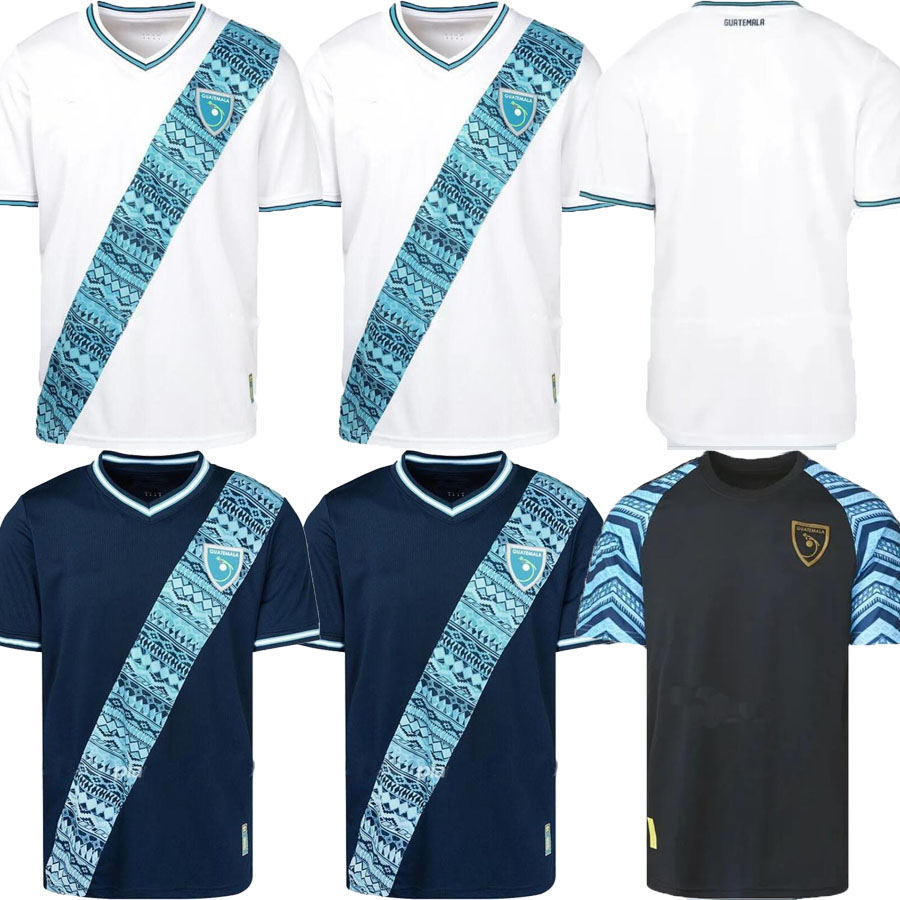 

2023 Guatemala National Team Mens Soccer Jerseys LOM CEBALLOS PELEG OSCAR SANTIS 2024 Home White Away Football Shirts