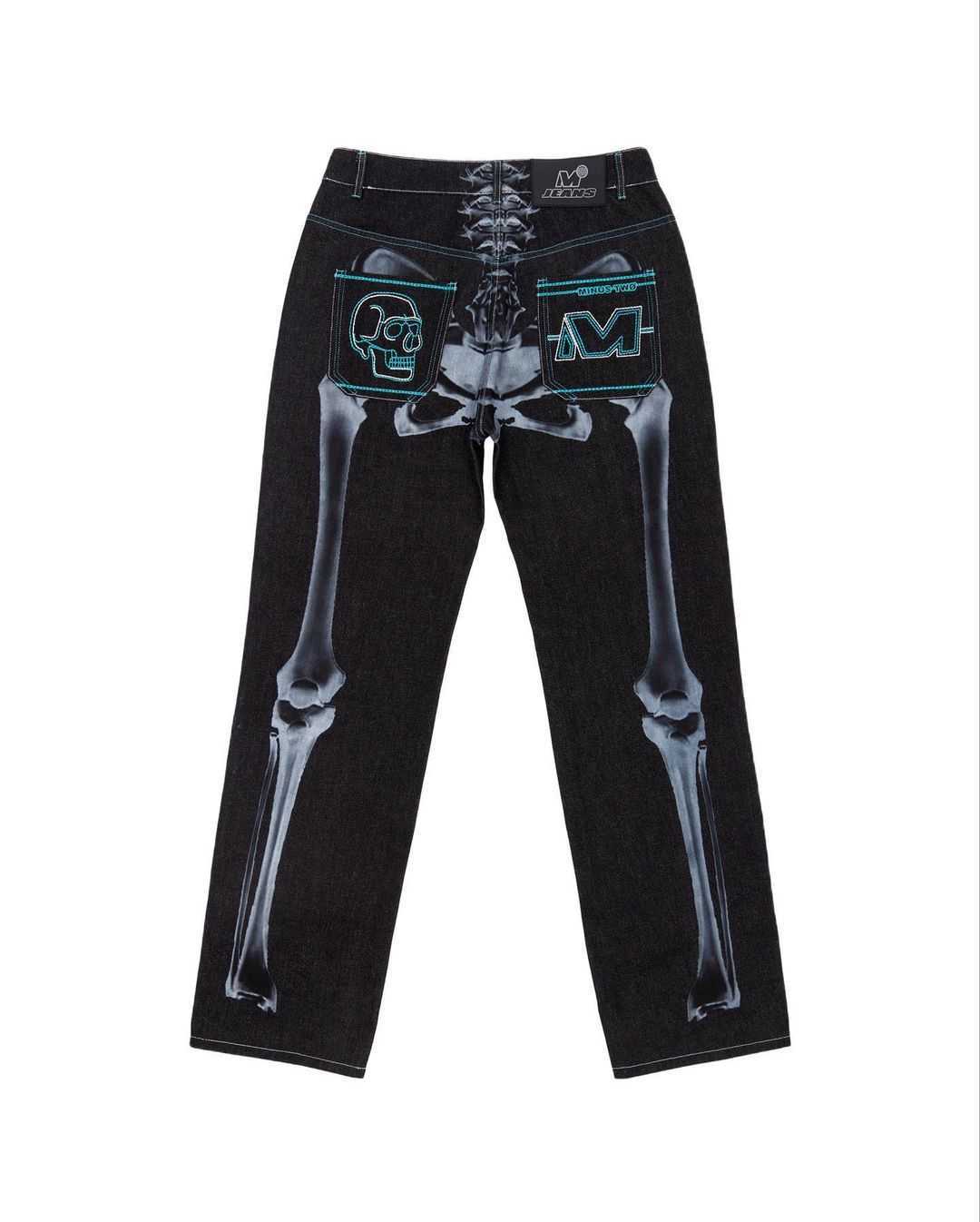 

Men' Pants Gothic Fashion Skull Print Man Loose Baggy Jeans Y2k High Waisted Hiphop Denim Pants Street Male Black Dragging Trouses Casual G230510