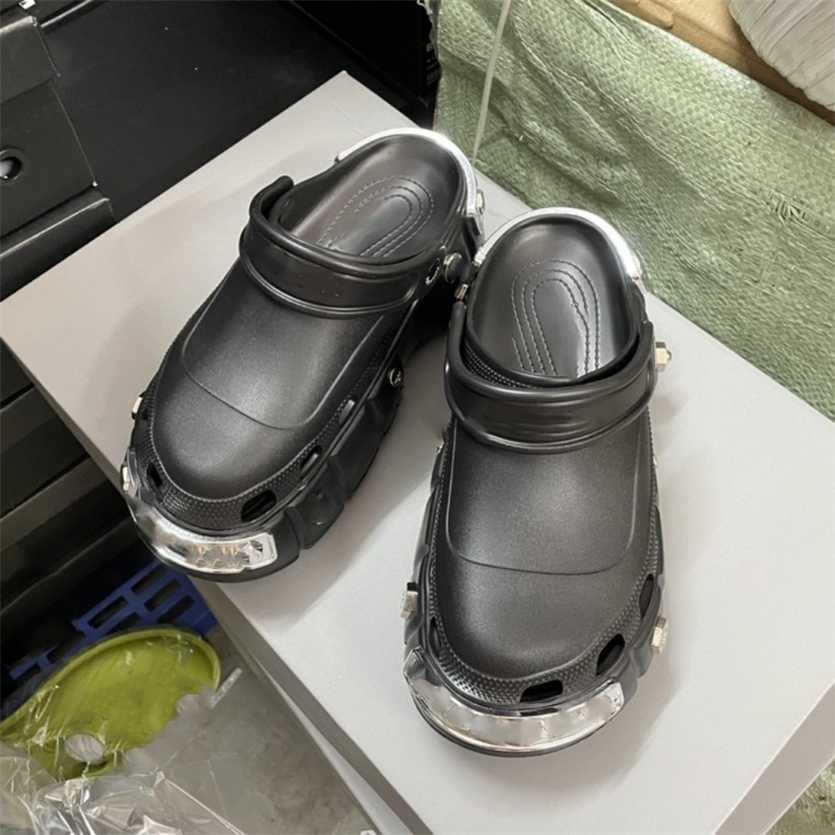 Hardcrocs Sandals women men Platform Sandal Chunky Rubber clogs Round Toe B EVA Women Waterproof Designer Luxury Black Slippers Mules Size 35-42 sli