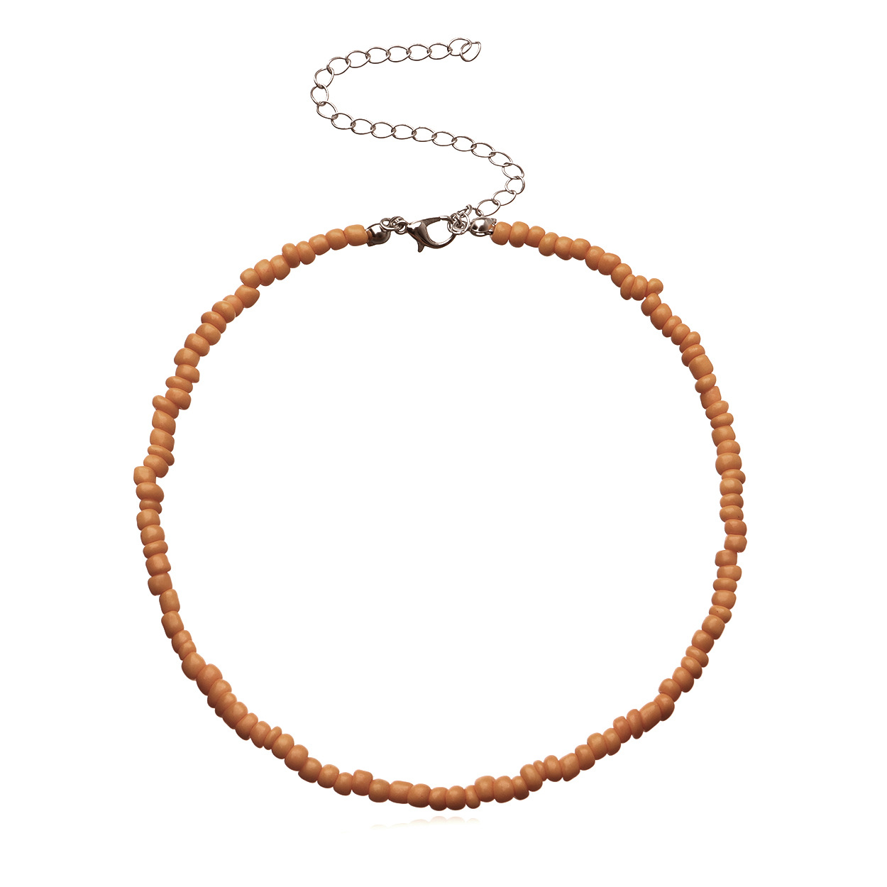 

7 color jewlery designer for women luxury designer necklace fashion temperament ice bead necklace bohemian short pure color necklace luxury jewelry diamond chain