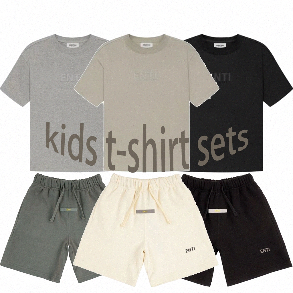 

kids ess baby clothes sets children designer youth boys girls clothing summer sports t-shirt baby suits size -16 s8hd#