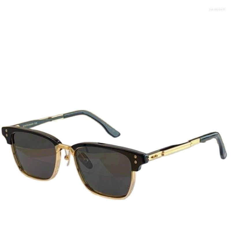 

Sunglasses Metal Half Frame Driving Sunscreen For Men Female Round Face Polarized Glasses Big Thin Brand