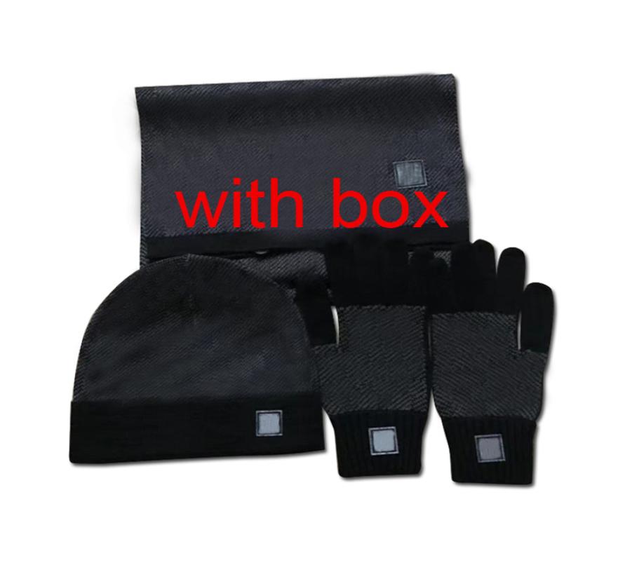 

5555 High Quality Men Women Beanie hat Scarf Sets Warm Hats Scarves Gloves Sets Scarf Fashion Accessories1590021