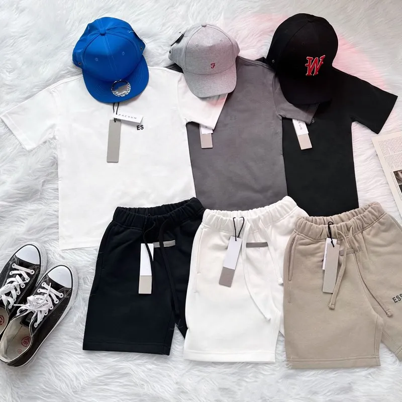 

Designer ESS Baby Clothing Sets Kids Boys Girls Clothes essentials Summer Luxury Tshirts Shorts Tracksuit Children youth Outfits Short Sleeve Shirt Sportsuit, 1000