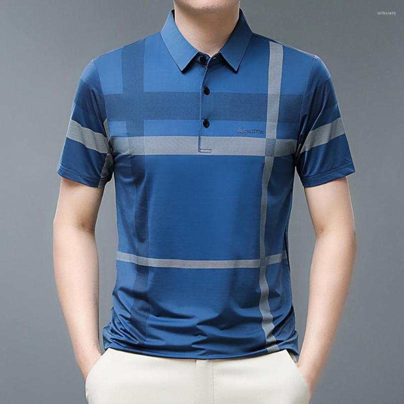 

Men's Casual Shirts Fashion Summer Shirt Sweat Absorbent Washable Business Men Clothing, Black