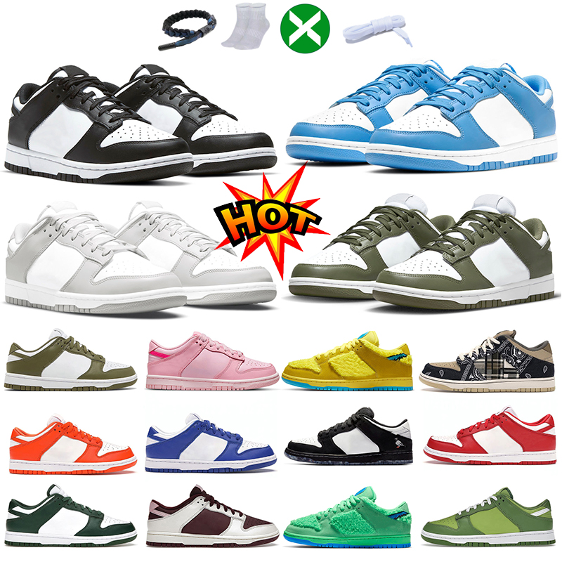 

Designer shoes flat Active Fuchsia sneakers Panda White Black MenS women Chunky Grey Fog Triple Pink Kentucky University Red comfort big Size 36-47, 31