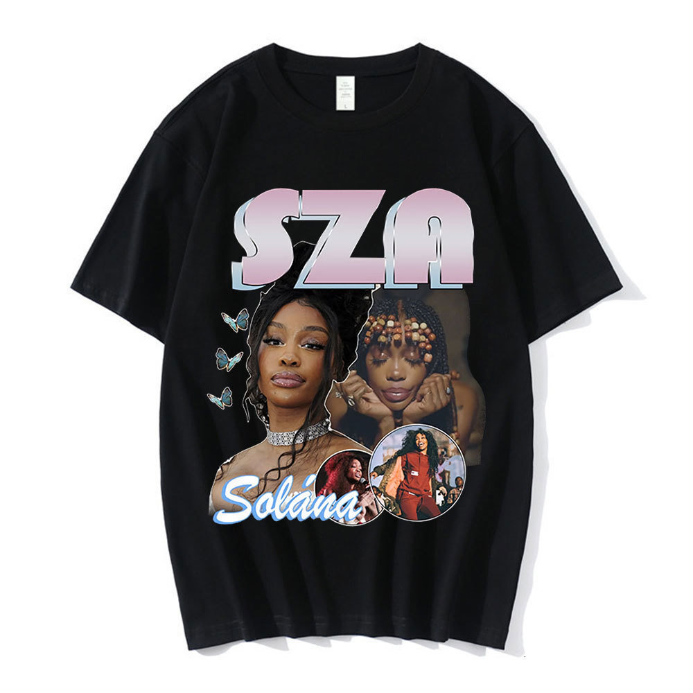 

Men's T-Shirts 90s Rapper SZA Good Days Graphic Print T-shirt Vintage Punk T-shirts Oversize Men Hip Hop Harajuku Tee Shirt Streetwear Couples 230510, Red