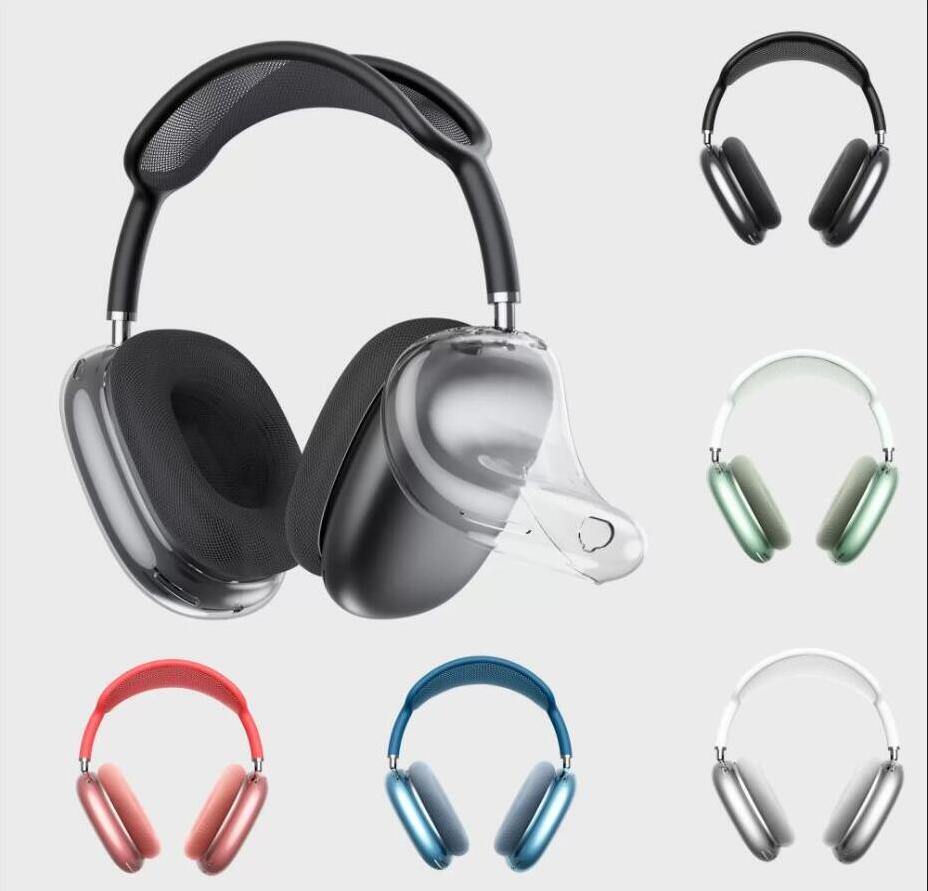 

For Airpods MAX H1 Chip OVER EAR Bluetooth headphones wireless headphone Soft Silicone Protective Case Cover Earbuds Charging Box, Black