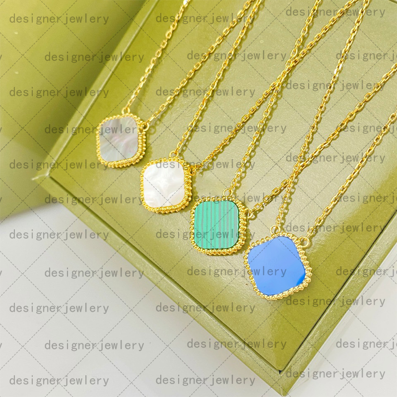 

four leaf clover necklace womens necklace cleef pendant for women titanium steel jewelry girl wedding gifts for parties gold chain designer jewelry iced out chains